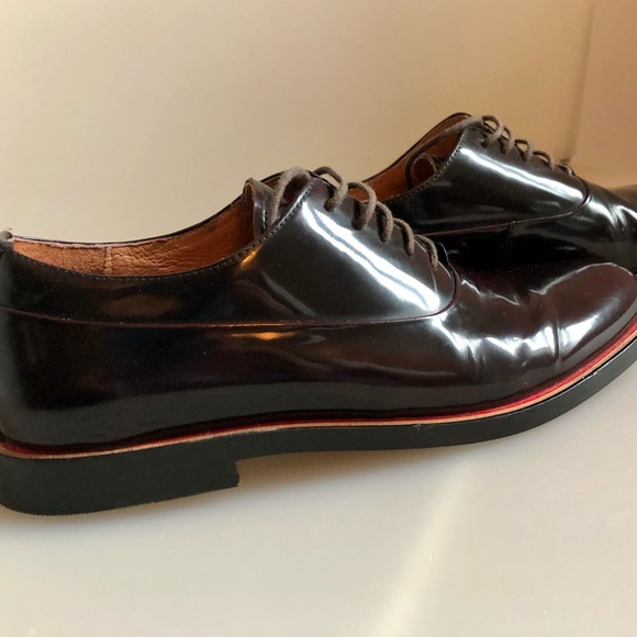 Men’s 41 Shiny Bright Accent Oxford Shoes - Picture 1 of 5